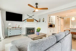 Image of Bright Milford Beach House w/ Outdoor Shower