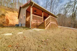Image of Cozy Waverly Cabin w/ Fireplace & Deck!