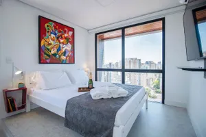 Image of Duplex em Pinheiros com Vista Incrível, Piscina, AC