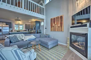 Image of Waterfront Cable Lake Cabin with Grill!