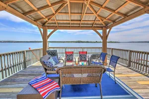 Image of Newly Remodeled Lakefront Granbury Escape w/ Dock!