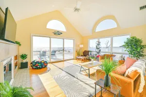 Image of Bayfront Home in Patchogue w/ Deck & Fishing Dock