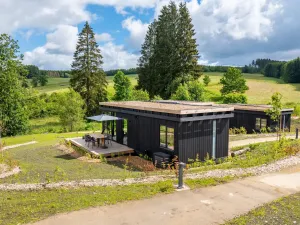 Image of Nice Lodge With Sauna in a Natural Resort