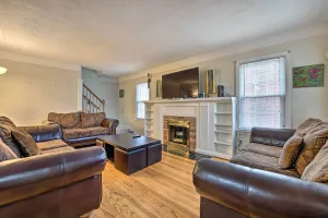 Image of Dearborn Home with Games and Furnished Patio