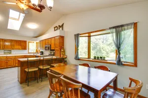 Image of 2 Mi to Cedar Lake Quiet Home with Fire Pit and Deck