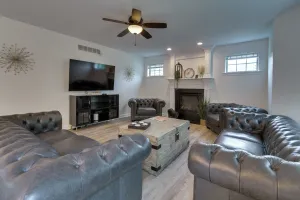 Image of Prime Peoria Retreat with Deck and Fireplace!