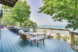 Image of Private Beachfront Lake Michigan Rental with Kayaks