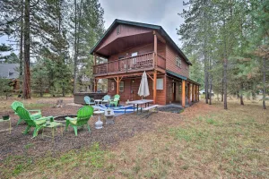 Image of Rustic Mccall Cabin w/ Private Hot Tub & Deck!