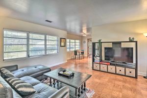 Image of Sunny Gainesville Home: Fenced Yard, Fire Pit