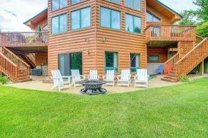 Image of Waterfront Central Wisconsin Cabin w/ Indoor Pool!