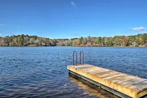 Image of Lakefront Delta Cottage with Views, Canoe and Dock!