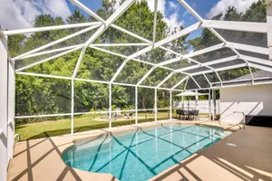 Image of Lanai and Fire Pit Peaceful Palm Coast Home!
