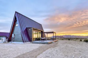 Image of Stardust Big Bend Luxury A-Frame#3 with a fab view