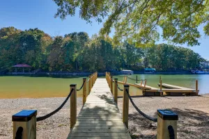 Image of Lakefront Retreat with Dock and Pool