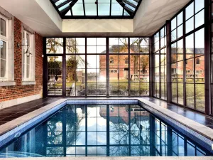 Image of Luxurious Mansion With Indoor Pool and Sauna