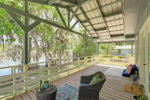 Image of Trinity River Cottage with Deck and Water Views