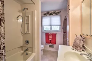 Image of Macungie Cabin with Fireplace Near Bear Creek Skiing