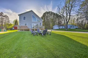Image of Cadillac Home w/ Hot Tub & Lake Mitchell Views!