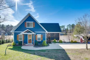 Image of Lakefront New London Retreat w/ Dock & Hot Tub!
