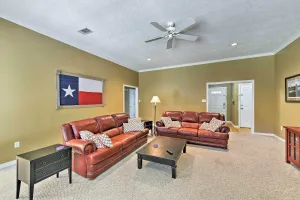 Image of Cozy College Station Home with Patio and Fireplace