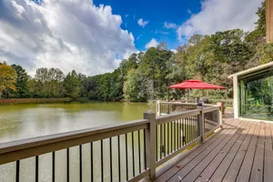 Image of Lawrenceville Gem w/ Boat Dock on Private Lake!