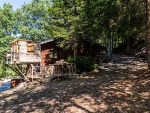 Image of Chalet in the Woods With Jacuzzi and Sauna