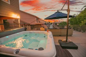 Image of Luxury on Lake LBJ with Hot Tub Firepit & Boat Slip