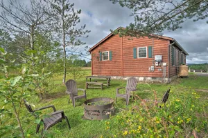 Image of Deck, Hot Tub, Fire Pit Rustic Cabin in Benezette