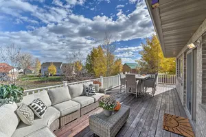 Image of Outdoor Enthusiasts Retreat with Hot Tub, Deck