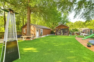 Image of Home w/ Hot Tub, Playset & Grills in Clarksville!