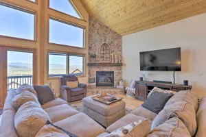Image of Ski and Bike Home with Deck and Hot Tub in Granby!