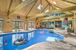 Image of Raccoon River Retreat Indoor Pool and Outdoor Fun!
