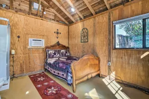 Image of Waterfront Lake Dunlap Studio Cabin w/ Dock