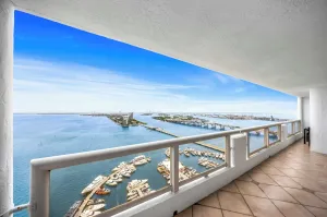Image of Bay Overlooking Condo With Balcony