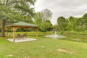 Image of On-site Lake & Gazebo: Cabin in Yellow Springs!