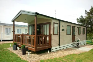 Image of Beautiful 8 Berth Caravan With Decking At Caldecott Park, Norfolk Ref 91046C