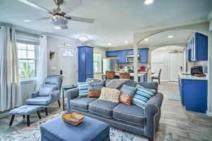 Image of Blue Cottage in the Bayou with Private Yard!