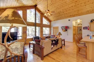 Image of Scenic Deck and Horse Corral Pinetop-Lakeside Cabin