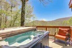 Image of Family Cabin with Private Hot Tub and Views in Boone!