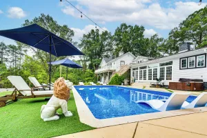 Image of Spacious Durham Home with Fire Pit and Hot Tub!
