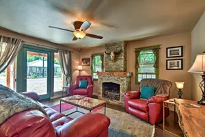 Image of Cozy Home with Media Room Short Walk to Taos Plaza!