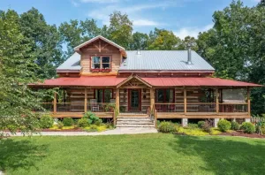 Image of The Log Palace Private Guest Suite 2 Bedroom Cabin by RedAwning