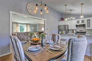 Image of Hot Tub, Fire Pit and Resort Perks Tobyhanna Home!