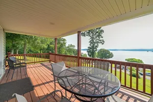 Image of Deck and Water View Cozy Kentucky Lake Getaway