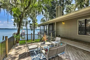 Image of All Decked Out Home on Cherry Lake with Dock!
