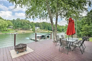 Image of Waterfront Getaway with Fire Pit and Game Room!