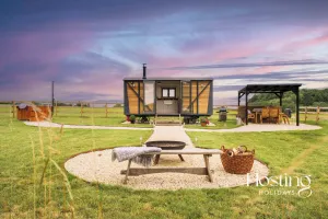 Image of One Of A Kind Shepherds Hut With Incredible Views
