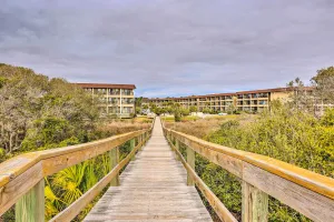 Image of Steps to Beach Ocean-View Hilton Head Villa!