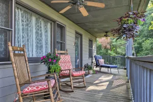 Image of 7 Mi to Downtown Morganton Cabin with Fire Pit!