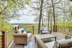 Image of Lake-View Retreat with Fire Pit in Mountain Home!